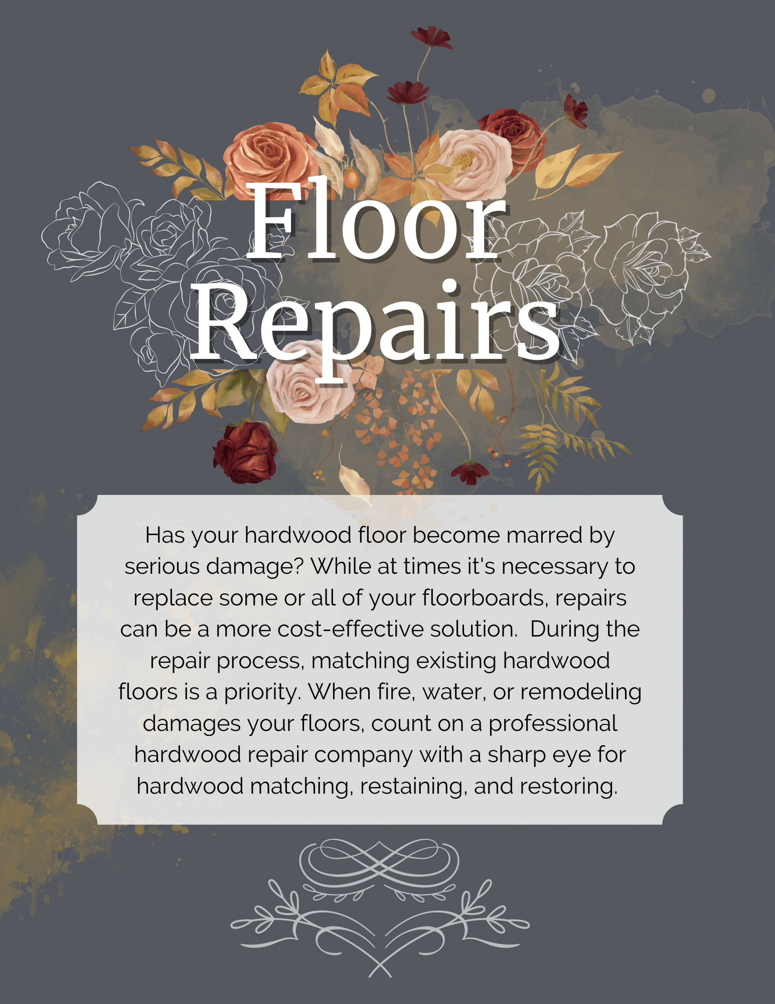 Floor Repairs 1