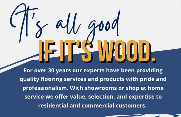 You are currently viewing It’s All Good, if It’s Wood!